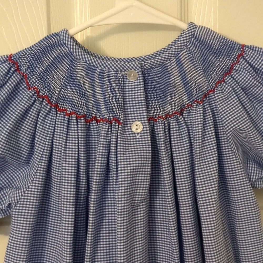 Silly Goose Back to School Smocked Dress - Picture 5 of 7